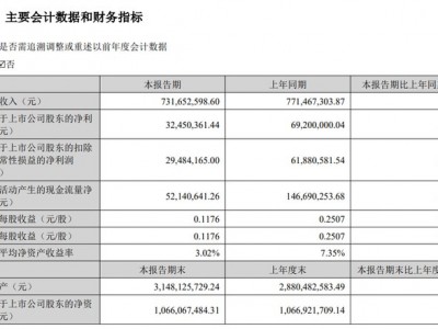 9天8板大牛股 上半年凈利潤下降53.11%